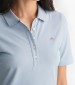 Women Dresses - Bodysuits Ss.Dress LightBlue Cotton GANT