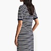 Γυναικεία Φορέματα - Ολόσωμες Φόρμες Striped.Dress Σκούρο Μπλε Βαμβάκι GANT Φορέματα - Ολόσωμες Φόρμες Gant Striped.Dress-DarkBlue