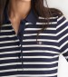 Women Dresses - Bodysuits Striped.Dress DarkBlue Cotton GANT