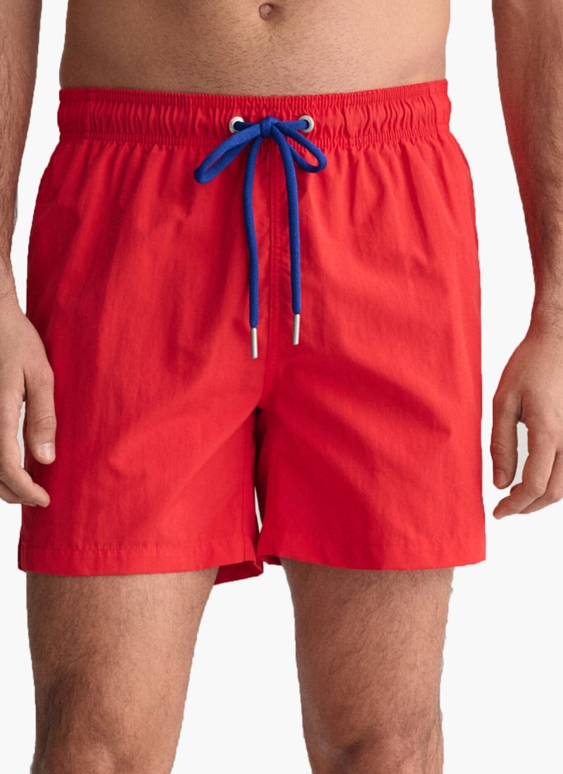 Men Swimsuit from the Gant brand Swimshort Red Polyester mortoglou.gr eshop