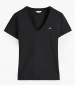 Women T-Shirts - Tops Vn.Shield Black Cotton GANT