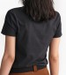 Γυναικείες Μπλούζες - Τοπ Vn.Shield Μαύρο Βαμβάκι GANT