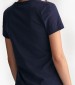 Γυναικείες Μπλούζες - Τοπ Vn.Shield Σκούρο Μπλε Βαμβάκι GANT
