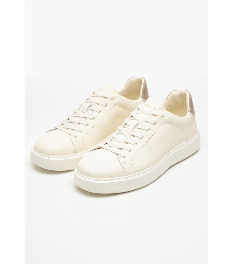 Men Casual Shoes Zonick White Leather GANT