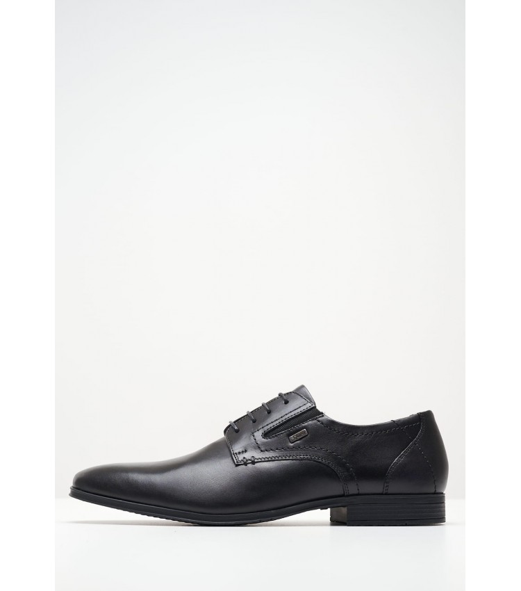 Men Shoes 13210 Black Leather S.Oliver