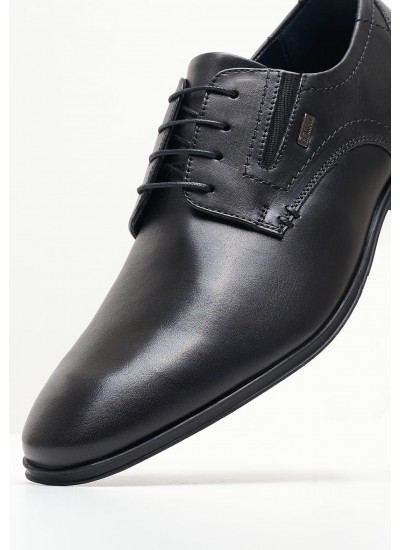 Men Shoes 13210 Black Leather S.Oliver