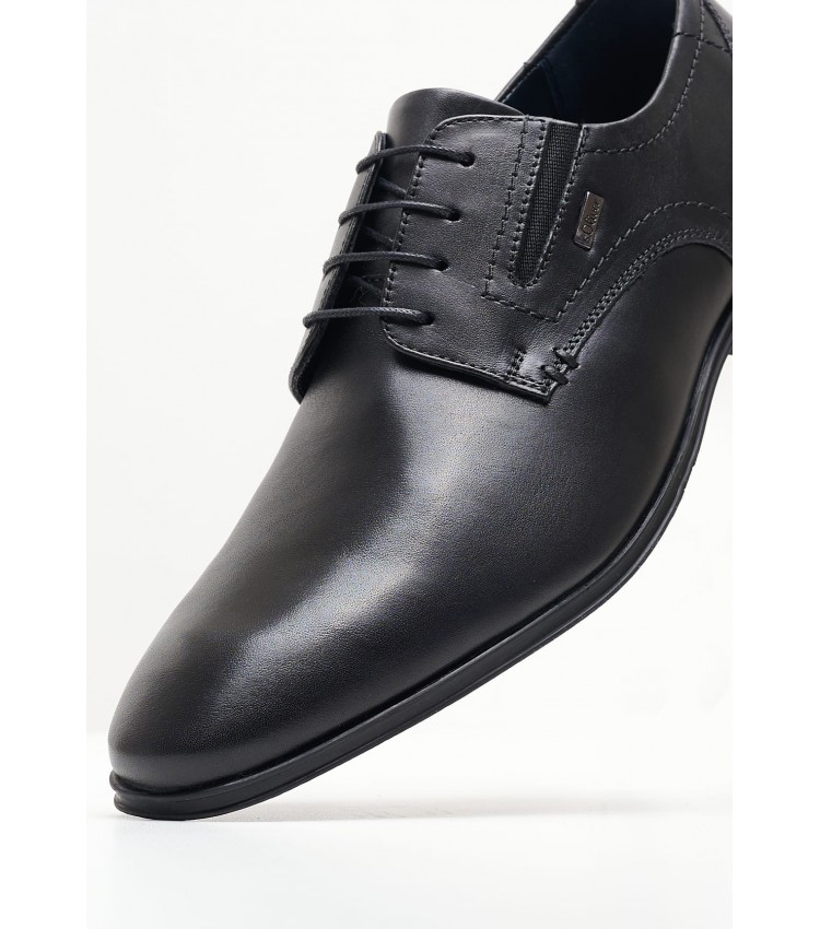 Men Shoes 13210 Black Leather S.Oliver