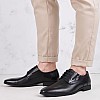 Men Shoes 13210 Black Leather S.Oliver Men Shoes 13210 Black Leather S.Oliver