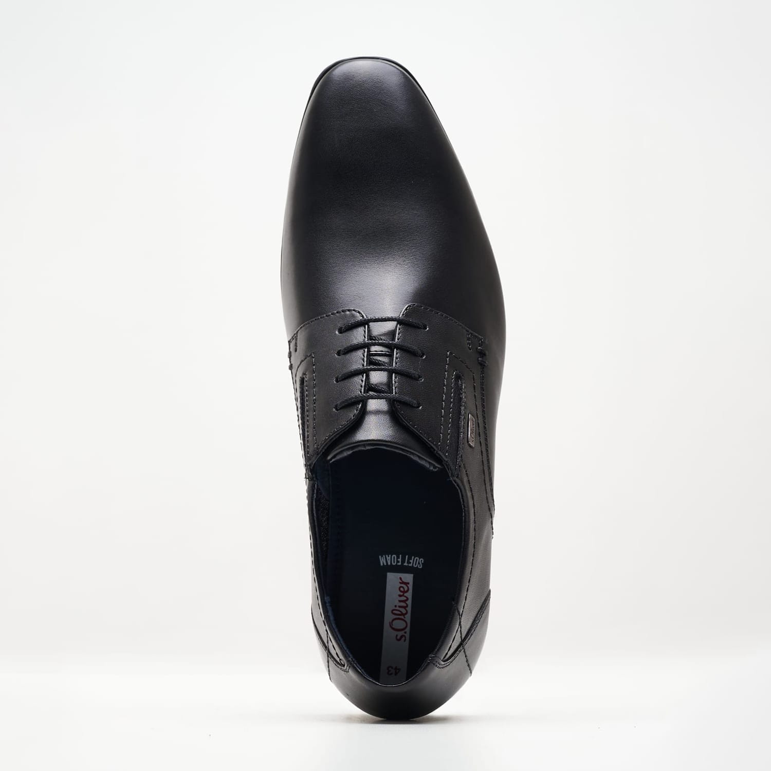 Men Shoes 13210 Black Leather S.Oliver Men Shoes 13210 Black Leather S.Oliver