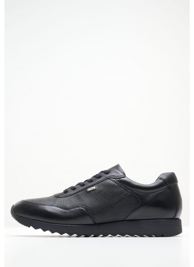 Men Casual Shoes 13615 Black Leather S.Oliver