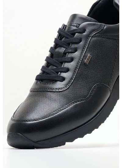 Men Casual Shoes 13615 Black Leather S.Oliver