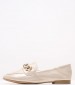 Women Moccasins 24206 Gold Nubuck Leather S.Oliver