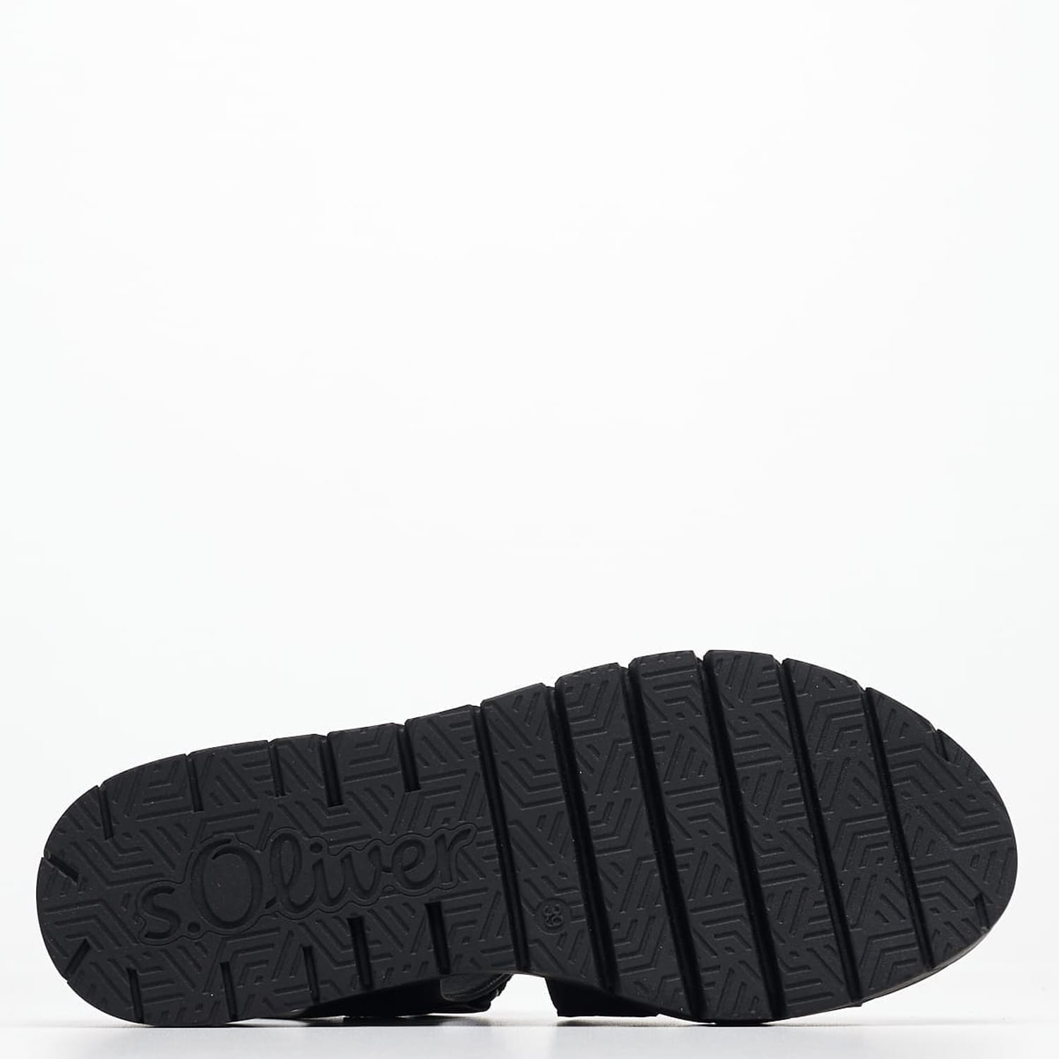 Γυναικείες Πλατφόρμες Χαμηλές 28710 Μαύρο ECOleather S.Oliver
