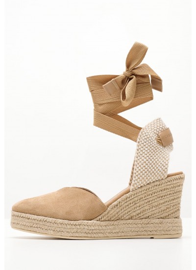 Γυναικεία Flats Salto.Baixo Μπεζ 'Υφασμα Schutz