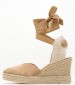 Women Espadrilles B.106 Tabba Buckskin Komis and Komis