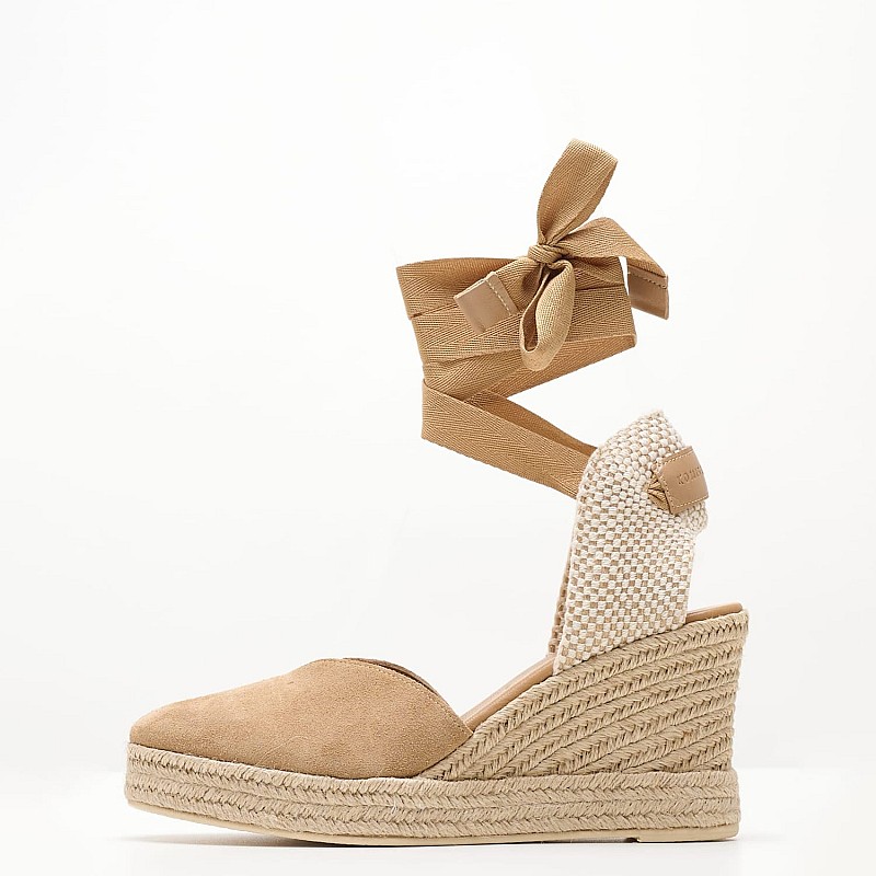 Women Espadrilles B.106 Tabba Buckskin Komis and Komis