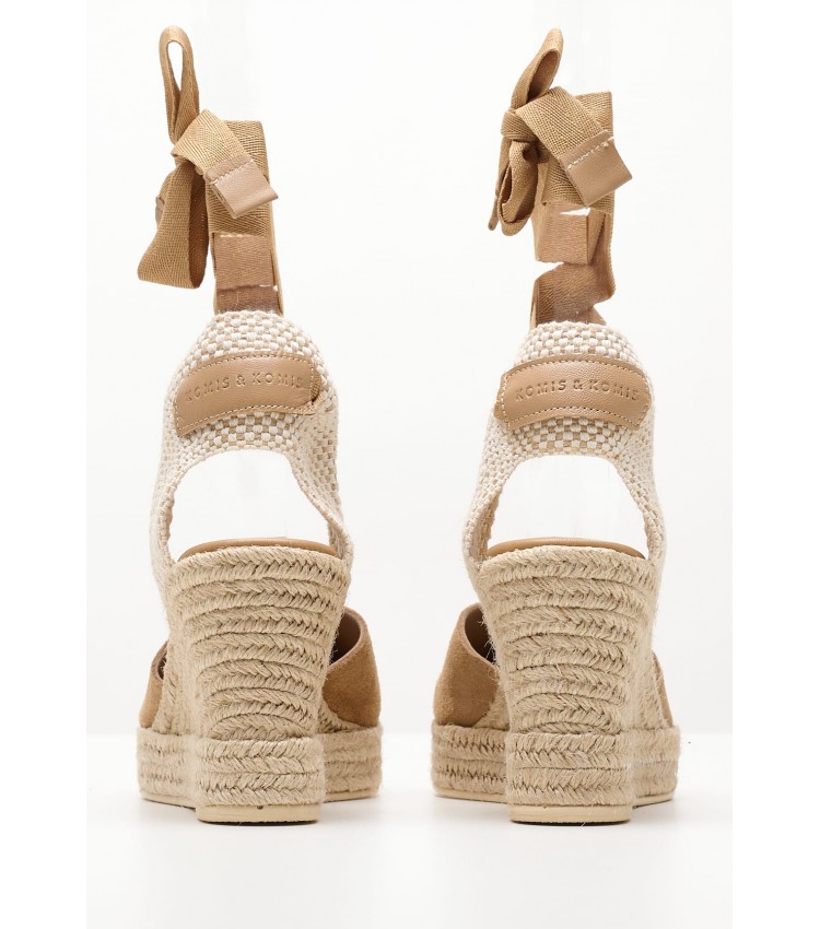 Women Espadrilles B.106 Tabba Buckskin Komis and Komis