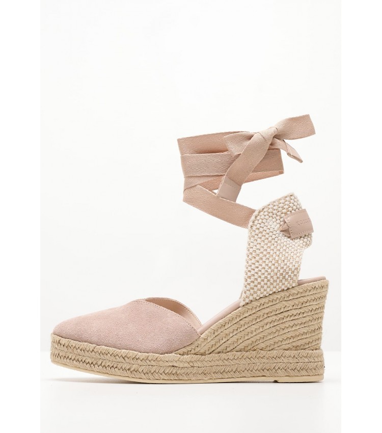 Women Espadrilles B.106 Nude Buckskin Komis and Komis