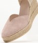 Women Espadrilles B.106 Nude Buckskin Komis and Komis