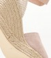 Women Espadrilles B.106 Nude Buckskin Komis and Komis