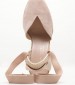 Women Espadrilles B.106 Nude Buckskin Komis and Komis