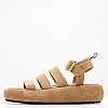 Women Platforms Low B.304 Taupe Buckskin Komis and Komis Women Platforms Low B.304 Taupe Buckskin Komis and Komis
