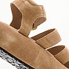 Women Platforms Low B.304 Taupe Buckskin Komis and Komis Women Platforms Low B.304 Taupe Buckskin Komis and Komis