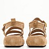 Women Platforms Low B.304 Taupe Buckskin Komis and Komis Women Platforms Low B.304 Taupe Buckskin Komis and Komis