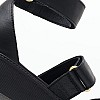 Women Platforms Low B.31 Black Leather Komis and Komis Women Platforms Low B.31 Black Leather Komis and Komis