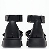 Women Platforms Low B.31 Black Leather Komis and Komis Women Platforms Low B.31 Black Leather Komis and Komis