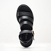 Women Platforms Low B.33 Black Leather Komis and Komis Women Platforms Low B.33 Black Leather Komis and Komis