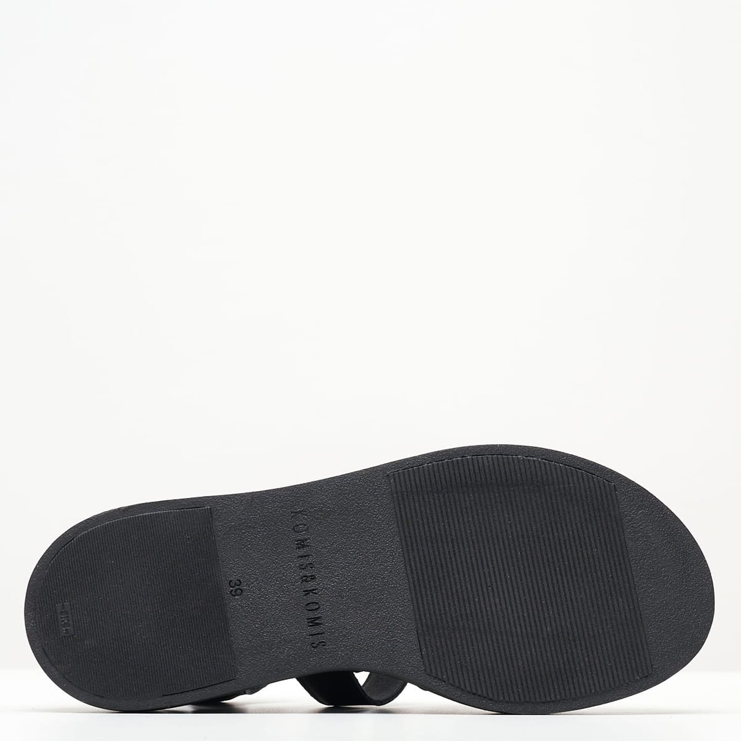 Women Platforms Low B.33 Black Leather Komis and Komis Women Platforms Low B.33 Black Leather Komis and Komis