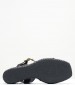 Women Platforms High B.408 Black Leather Komis and Komis