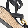 Women Platforms Low B.72 Black Leather Komis and Komis Women Platforms Low B.72 Black Leather Komis and Komis