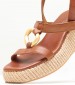 Women Platforms Low B.72 Tabba Leather Komis and Komis