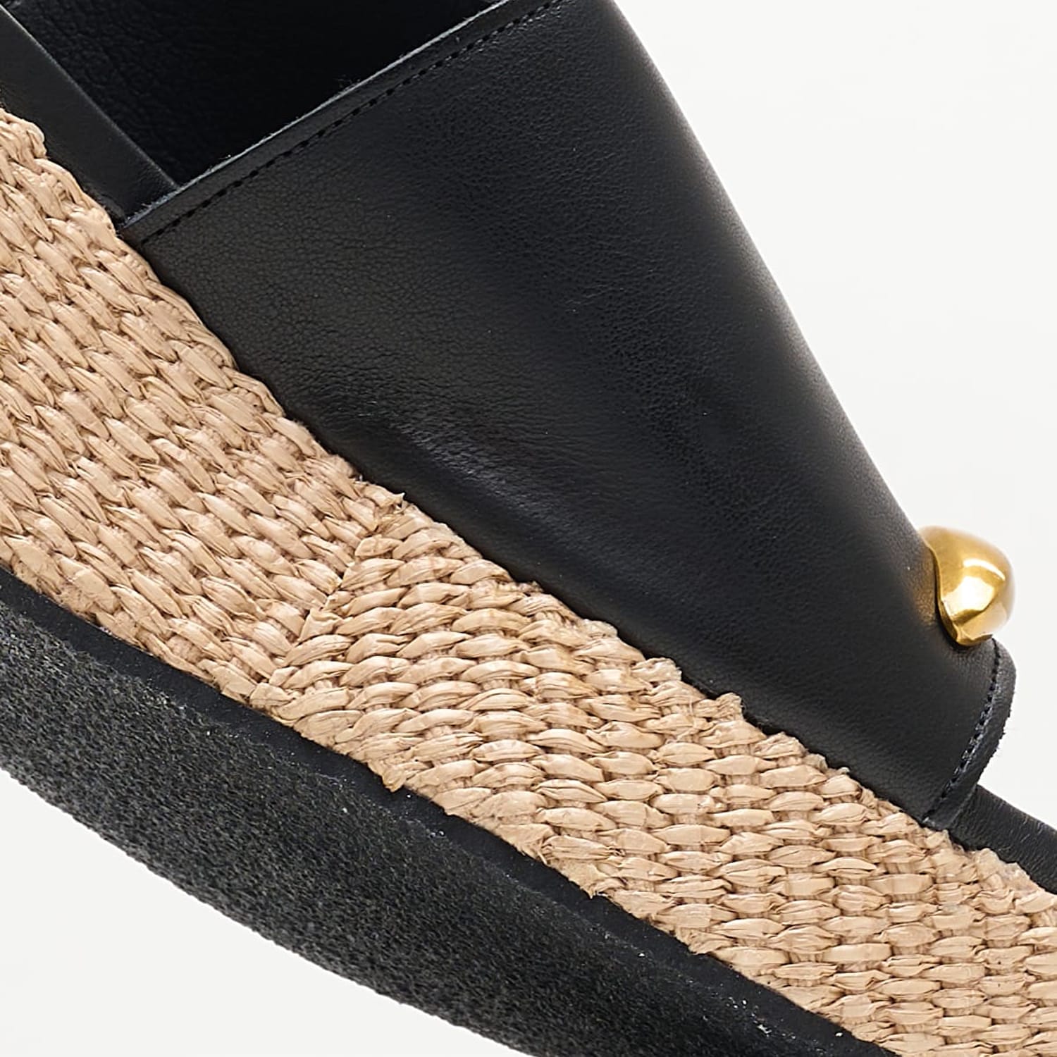 Women Platforms Low B.79 Black Leather Komis and Komis Women Platforms Low B.79 Black Leather Komis and Komis