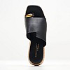 Women Platforms Low B.79 Black Leather Komis and Komis Women Platforms Low B.79 Black Leather Komis and Komis