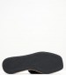 Women Platforms Low B.79 Black Leather Komis and Komis