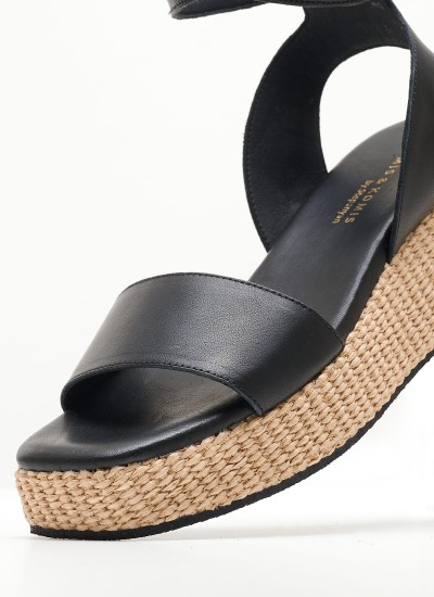 Γυναικείες Εσπαντρίγιες Flat.Espadrille Μαύρο Πάνινο Tommy Hilfiger