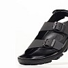 Γυναικεία Flats Adventure.Mogami Μαύρο ECOleather Birkenstock Γυναικεία Flats Adventure.Mogami Μαύρο ECOleather Birkenstock