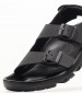 Women Flats Adventure.Mogami Black ECOleather Birkenstock