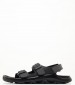 Women Flats Adventure.Mogami Black ECOleather Birkenstock