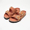 Γυναικεία Flats Arizona.Big Πορτοκαλί Δέρμα Λαδερό Birkenstock Γυναικεία Flats Arizona.Big Πορτοκαλί Δέρμα Λαδερό Birkenstock