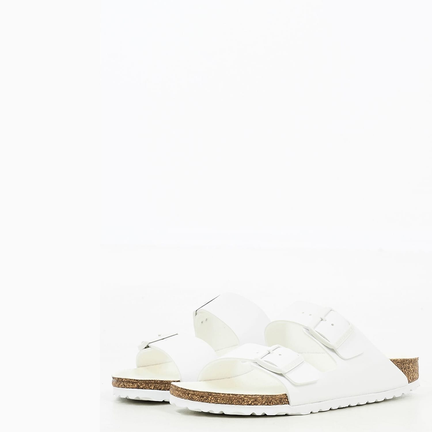 Γυναικεία Flats Arizona.Bs Άσπρο ECOleather Birkenstock