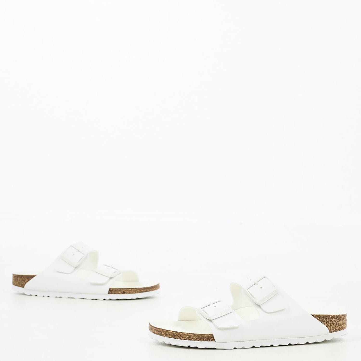 Women Flats Arizona.Bs White ECOleather Birkenstock Women Flats Arizona.Bs White ECOleather Birkenstock