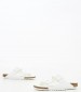 Women Flats Arizona.Bs White ECOleather Birkenstock