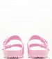 Women Flip Flops & Sandals Arizona.Fondant Pink Rubber Birkenstock