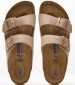 Men Flip Flops & Sandals Arizona.Oiled Taupe Oily Leather Birkenstock