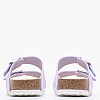 Γυναικεία Flats Arizona.Shiny Μωβ ECOleather Birkenstock Γυναικεία Flats Arizona.Shiny Μωβ ECOleather Birkenstock