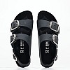 Γυναικεία Flats Buckle.Milano Μαύρο Δέρμα Λαδερό Birkenstock Γυναικεία Flats Buckle.Milano Μαύρο Δέρμα Λαδερό Birkenstock